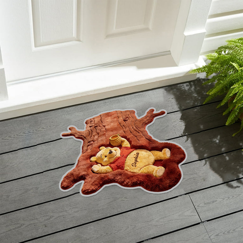 Personalized Cute Bear Tufted Rug Soft Non-Slip Gift for Kids Non-Slip Tufted Rug GradoCreations