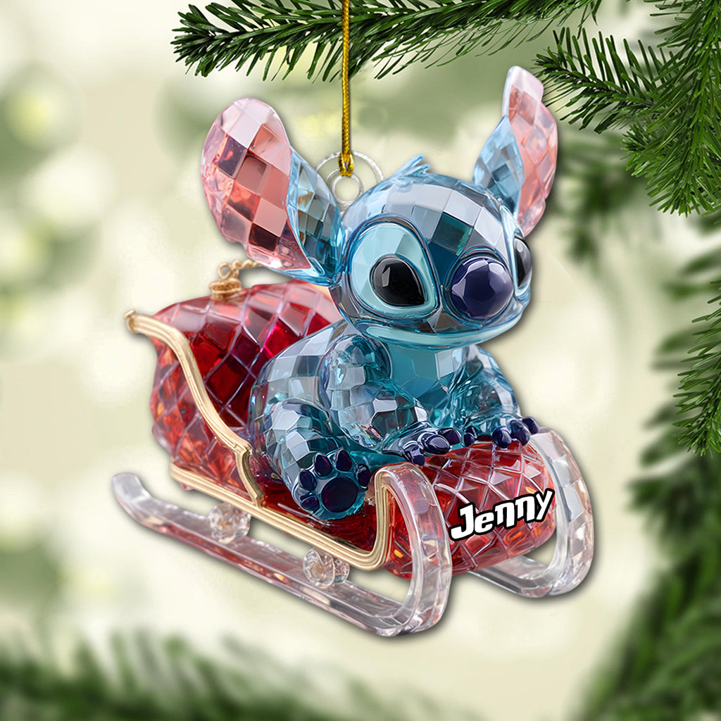 Personalized Acrylic Ohana Ornament Custom Family Gift Ornament GradoCreations