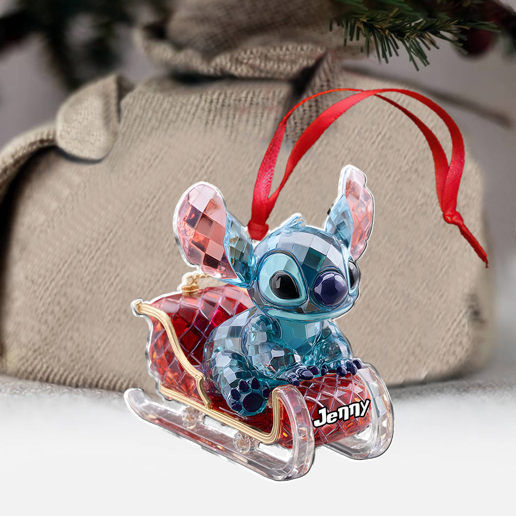 Personalized Acrylic Ohana Ornament Custom Family Gift Ornament GradoCreations