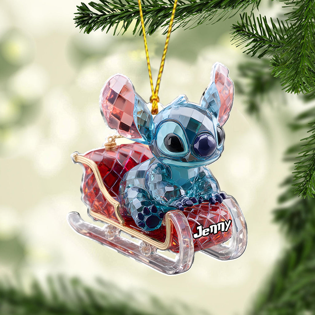 Personalized Acrylic Ohana Ornament Custom Family Gift Ornament GradoCreations