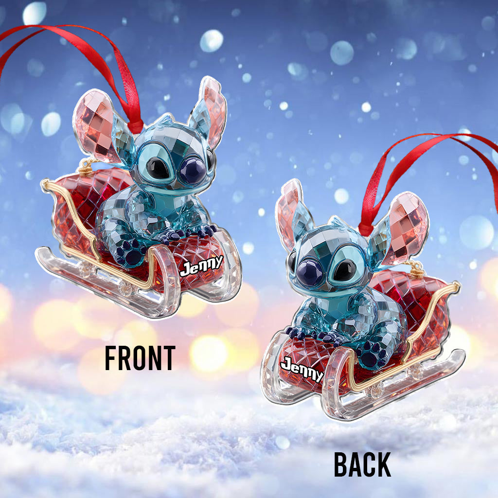 Personalized Acrylic Ohana Ornament Custom Family Gift Ornament GradoCreations
