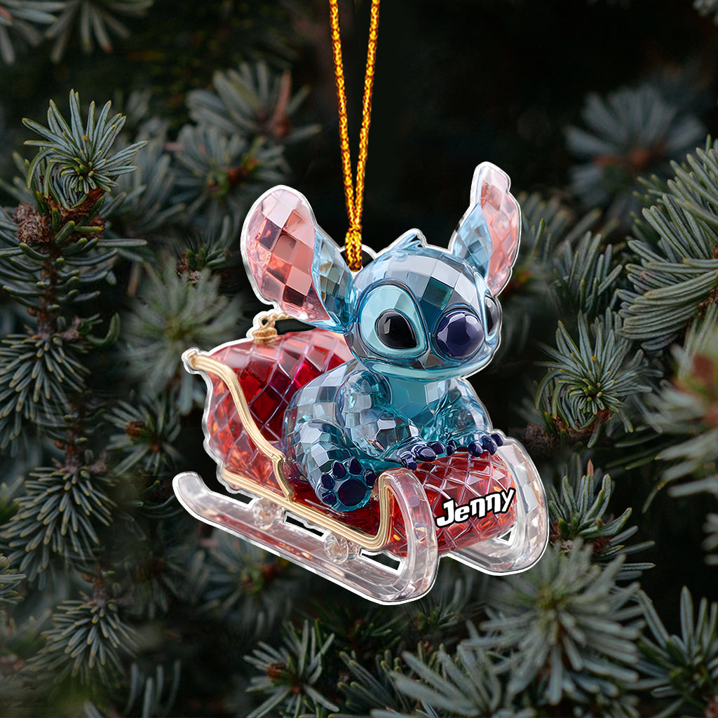 Personalized Acrylic Ohana Ornament Custom Family Gift Ornament GradoCreations