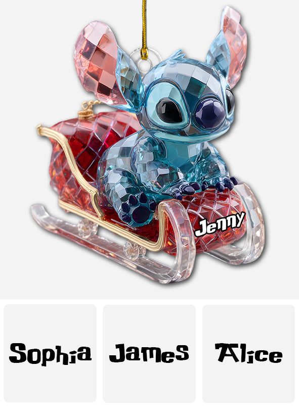 Personalized Acrylic Ohana Ornament Custom Family Gift Ornament GradoCreations