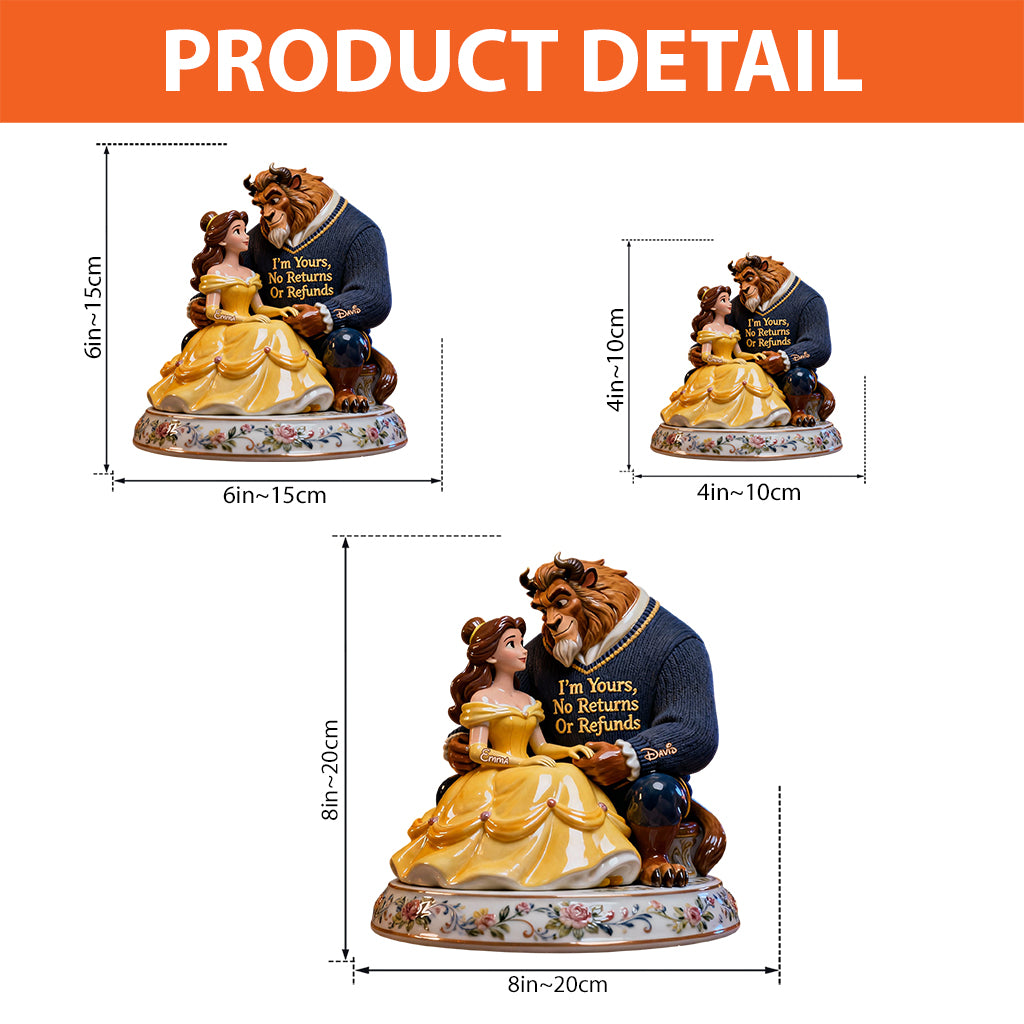 Personalized Beauty And The Beast Acrylic Plaque Custom Gift Custom Shaped Acrylic Plaque GradoCreations
