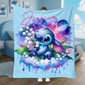 Personalized Ohana Blanket Custom Name Soft Flannel Gift Blanket GradoCreations