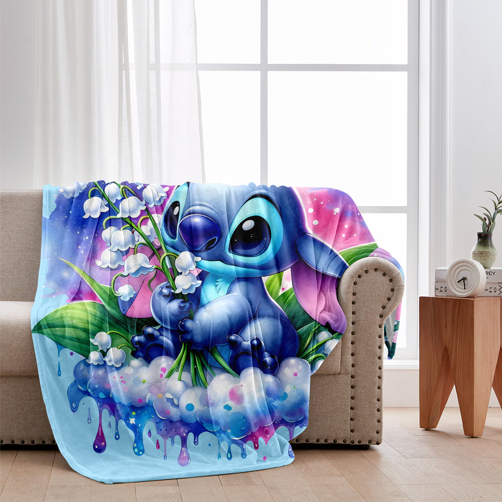 Personalized Ohana Blanket Custom Name Soft Flannel Gift Blanket GradoCreations