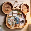 Personalized Disney Inspired 2 Layered Wood Sign for Home 2 Layered Wood Sign GradoCreations