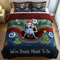 Personalized Gothic Nightmare Bedding Set for Couples | Christmas Gift Bedding Set GradoCreations