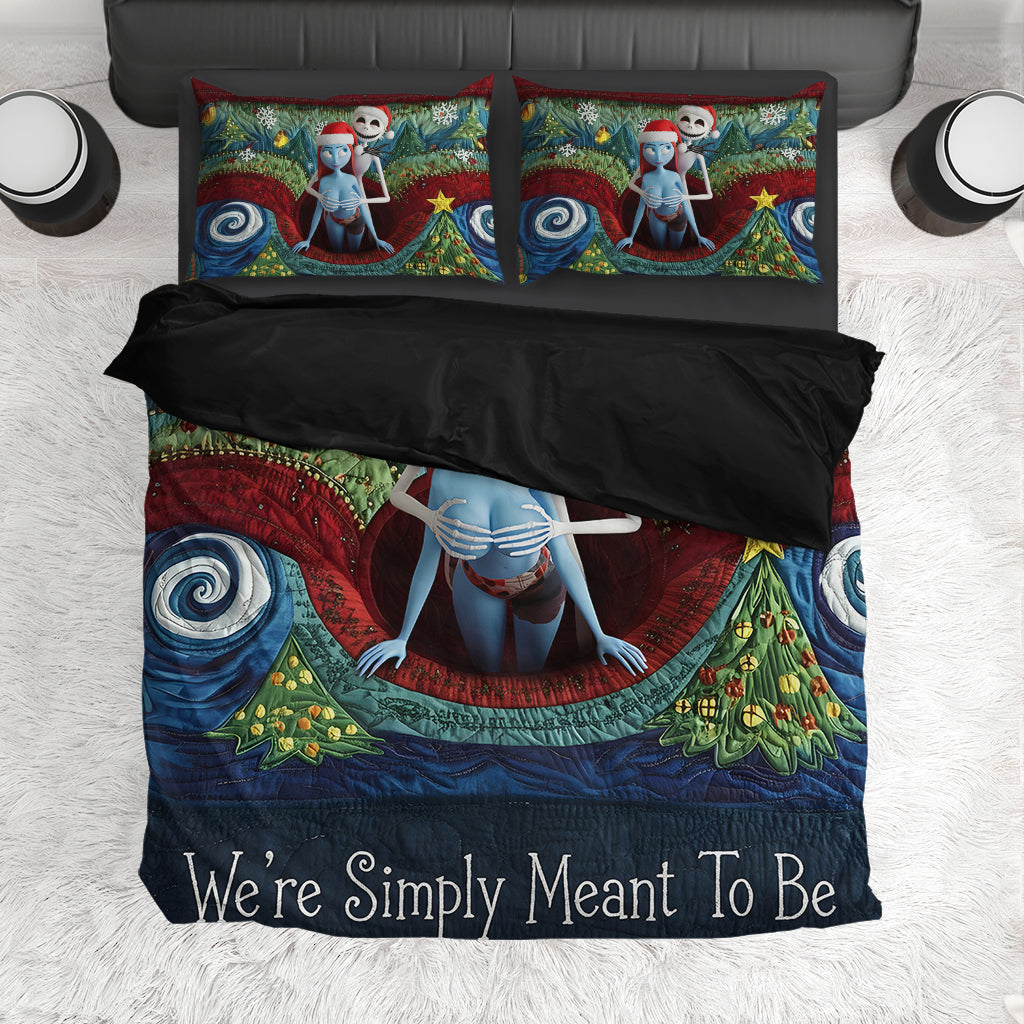 Personalized Gothic Nightmare Bedding Set for Couples | Christmas Gift Bedding Set GradoCreations
