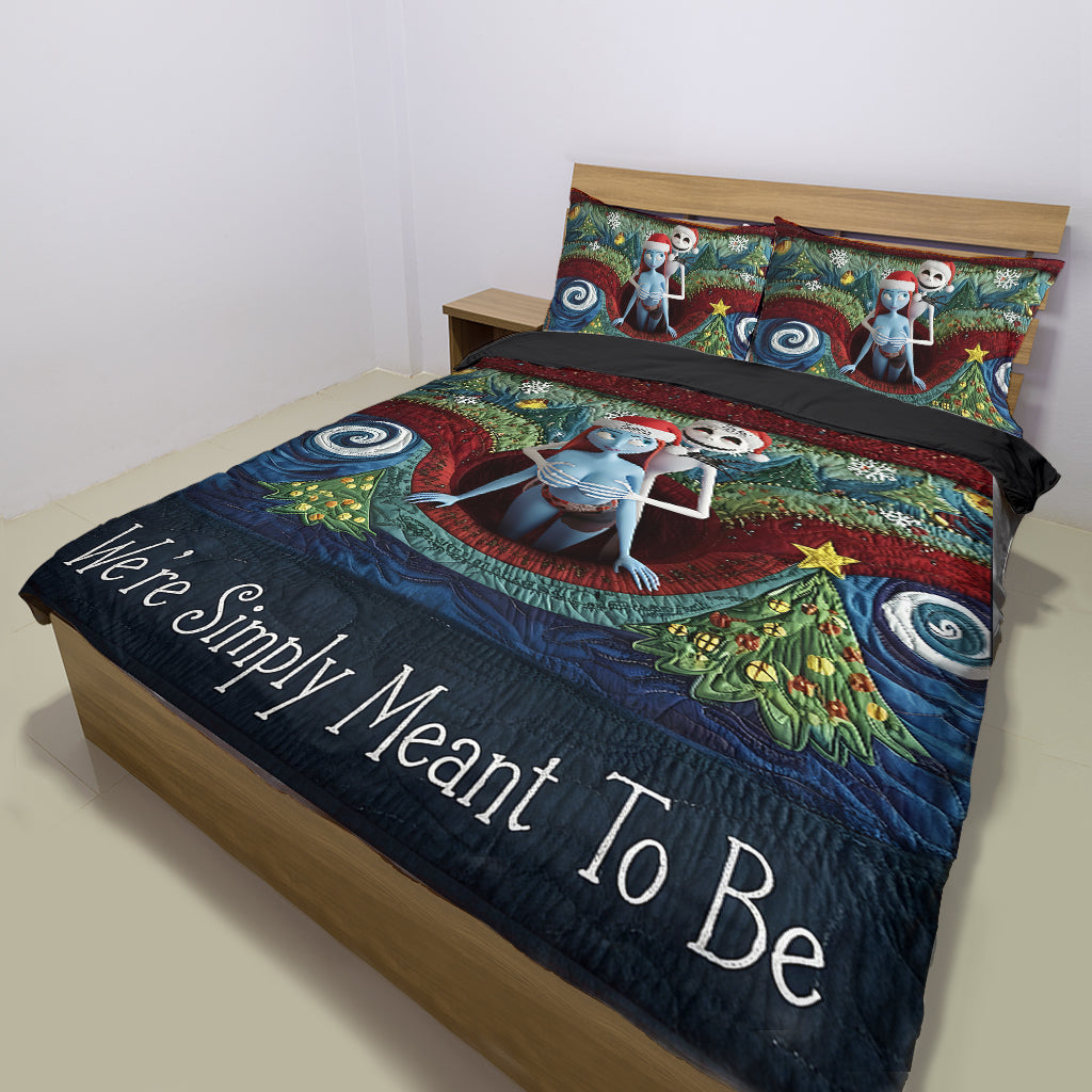 Personalized Gothic Nightmare Bedding Set for Couples | Christmas Gift Bedding Set GradoCreations