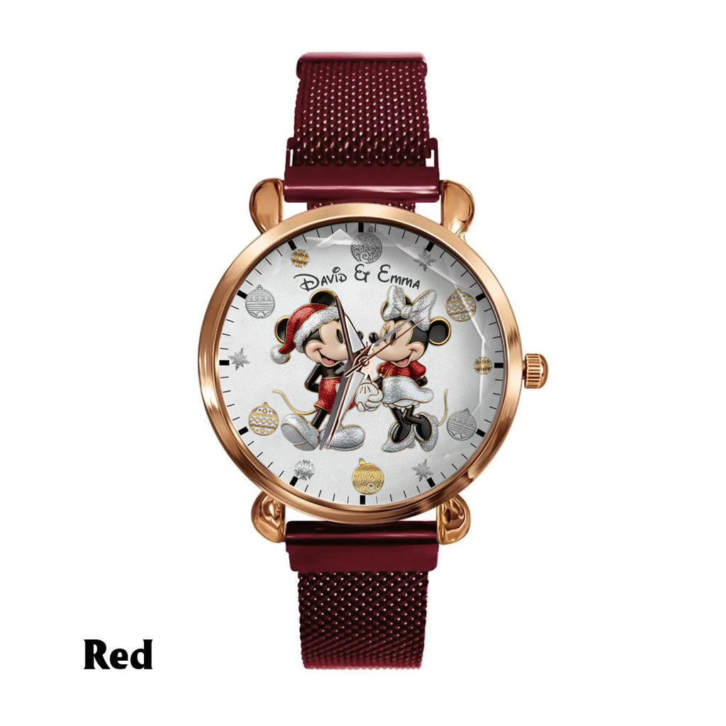 Personalized 3D Mickey Mouse Women Hand Watch Custom Name Gift Women Hand Watch GradoCreations