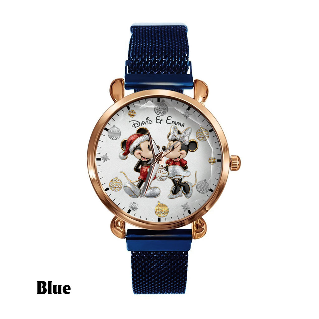 Personalized 3D Mickey Mouse Women Hand Watch Custom Name Gift Women Hand Watch GradoCreations