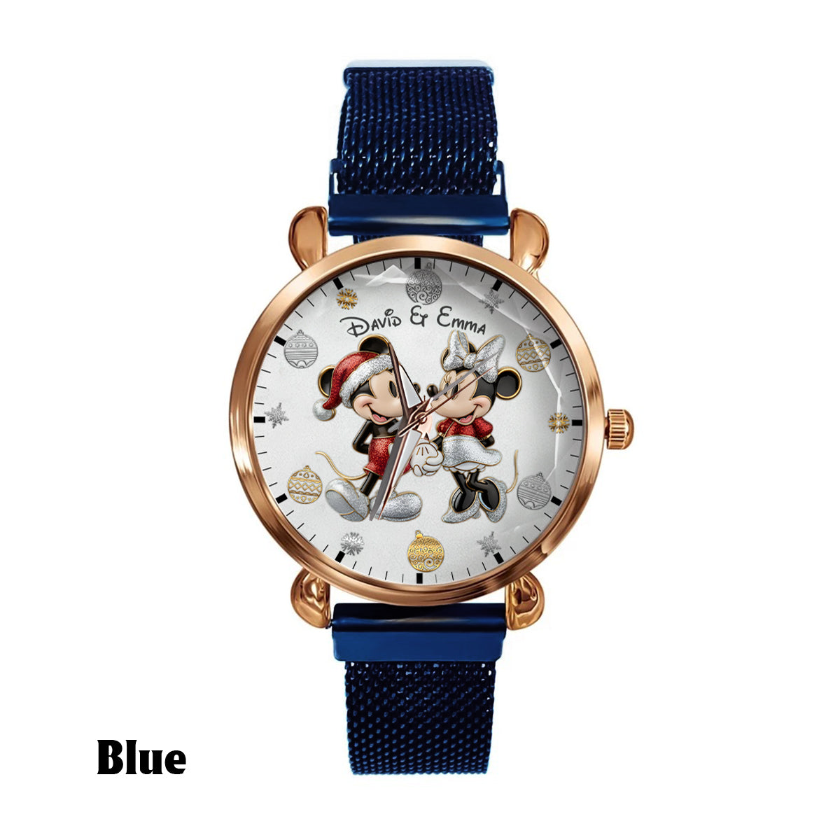 Personalized 3D Mickey Mouse Women Hand Watch Custom Name Gift Women Hand Watch GradoCreations