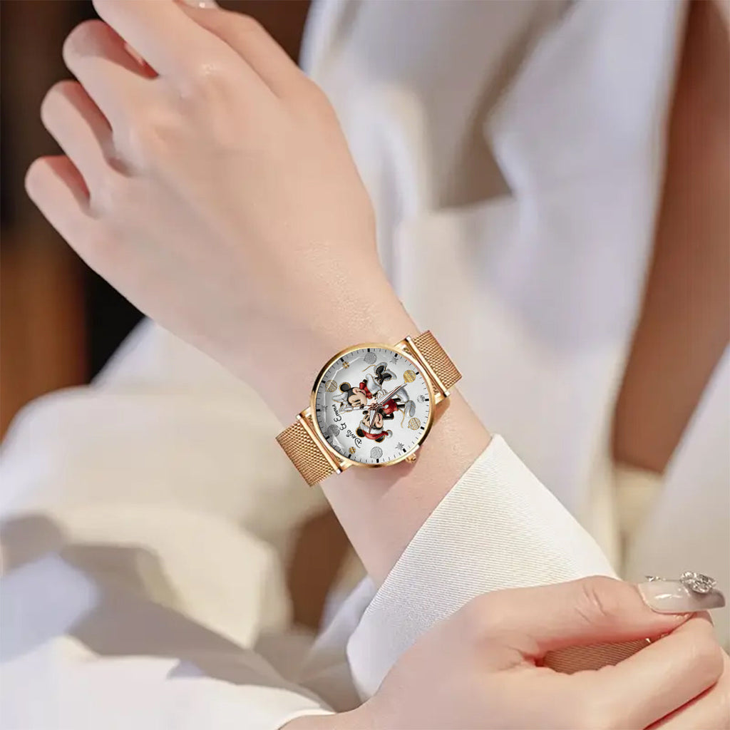 Personalized 3D Mickey Mouse Women Hand Watch Custom Name Gift Women Hand Watch GradoCreations