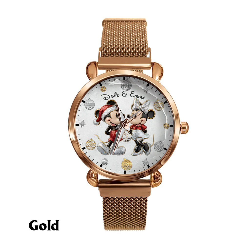 Personalized 3D Mickey Mouse Women Hand Watch Custom Name Gift Women Hand Watch GradoCreations