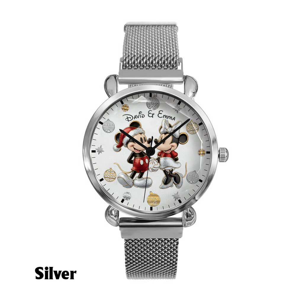Personalized 3D Mickey Mouse Women Hand Watch Custom Name Gift Women Hand Watch GradoCreations