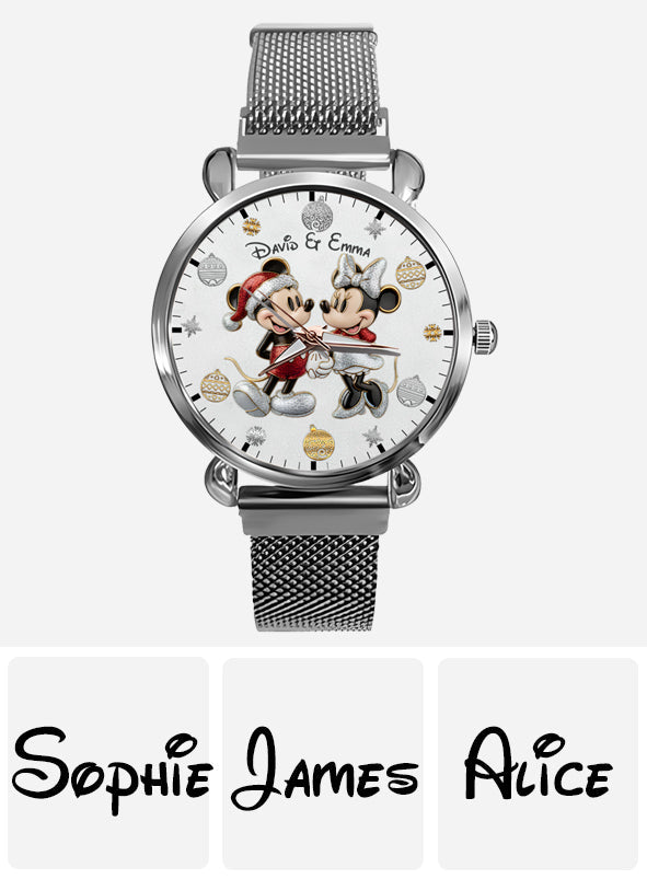 Personalized 3D Mickey Mouse Women Hand Watch Custom Name Gift Women Hand Watch GradoCreations