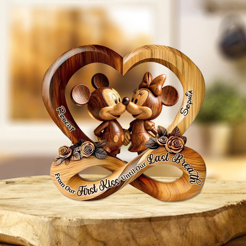 Personalized Mouse Shaped Acrylic Plaque Custom Gift for Couples Custom Shaped Acrylic Plaque GradoCreations