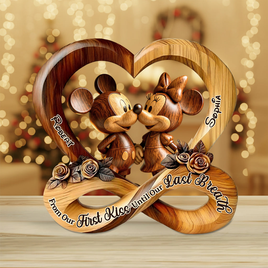 Personalized Mouse Shaped Acrylic Plaque Custom Gift for Couples Custom Shaped Acrylic Plaque GradoCreations