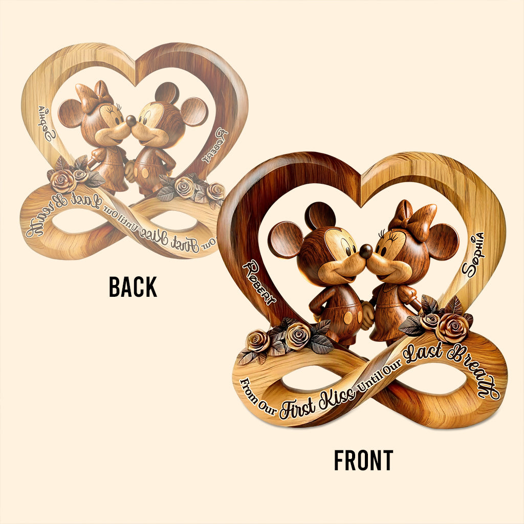 Personalized Mouse Shaped Acrylic Plaque Custom Gift for Couples Custom Shaped Acrylic Plaque GradoCreations