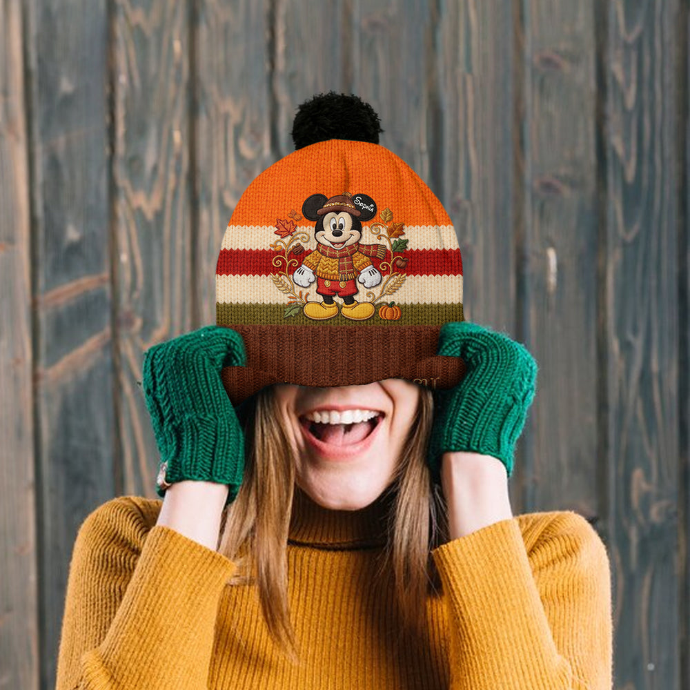 Personalized Disney Mickey Mouse Beanie Hat for Kids & Adults Beanie Hat GradoCreations