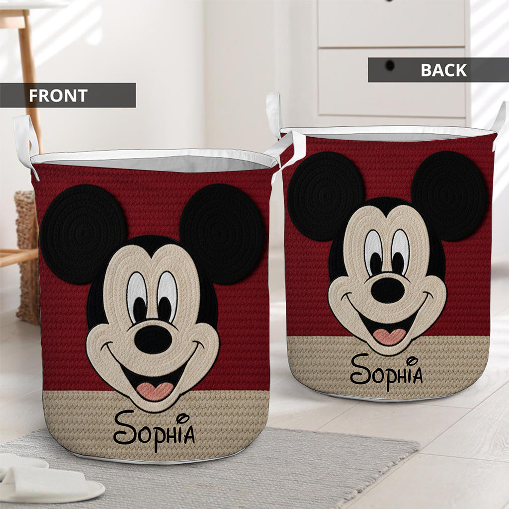 Personalized Disney Mickey Mouse Laundry Basket Custom Gift Laundry Basket GradoCreations