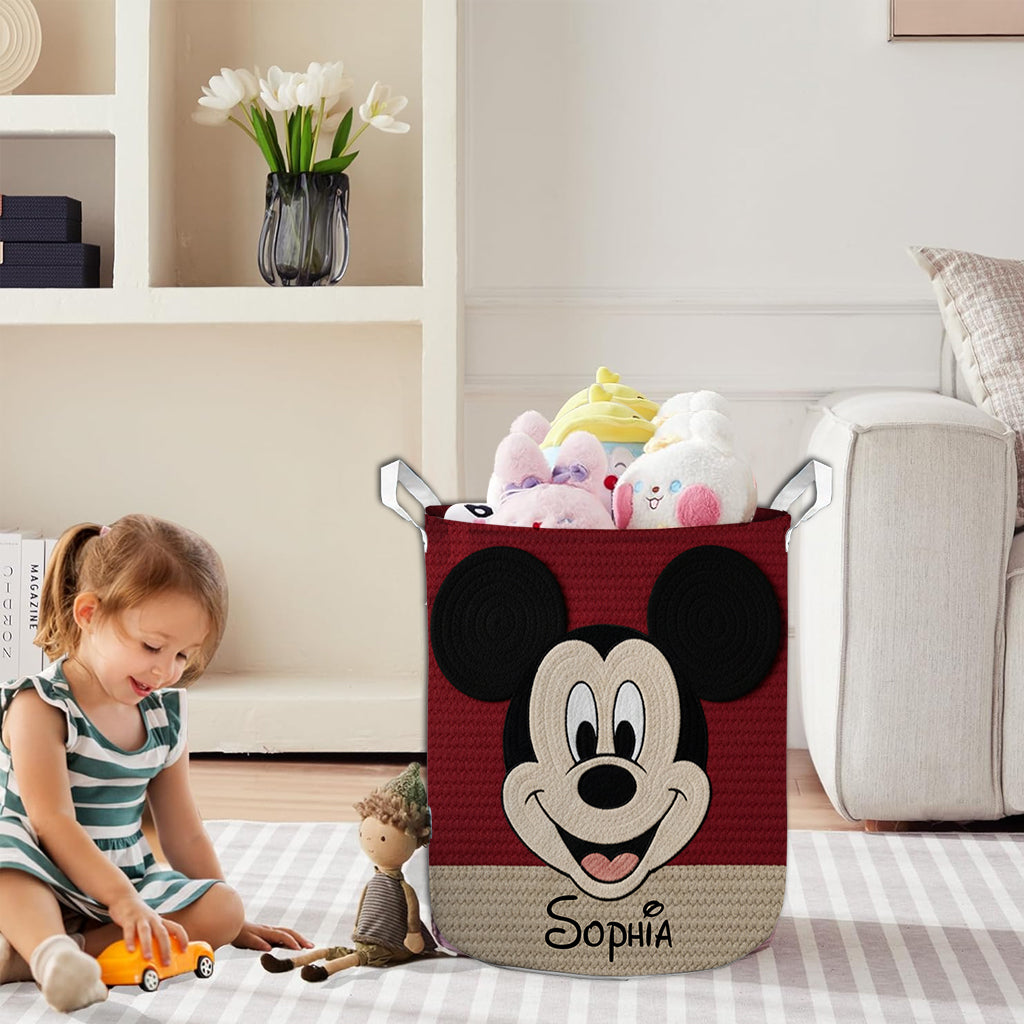 Personalized Disney Mickey Mouse Laundry Basket Custom Gift Laundry Basket GradoCreations