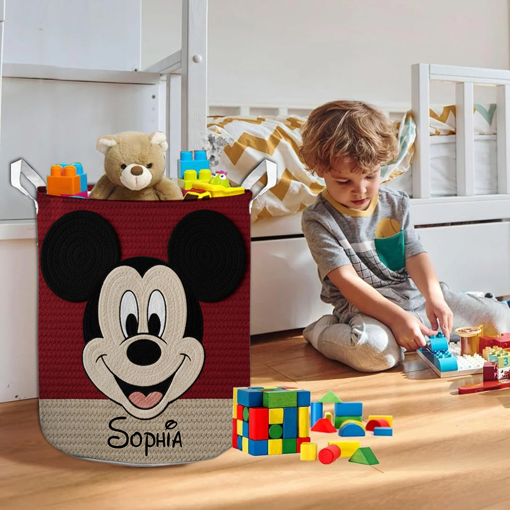 Personalized Disney Mickey Mouse Laundry Basket Custom Gift Laundry Basket GradoCreations