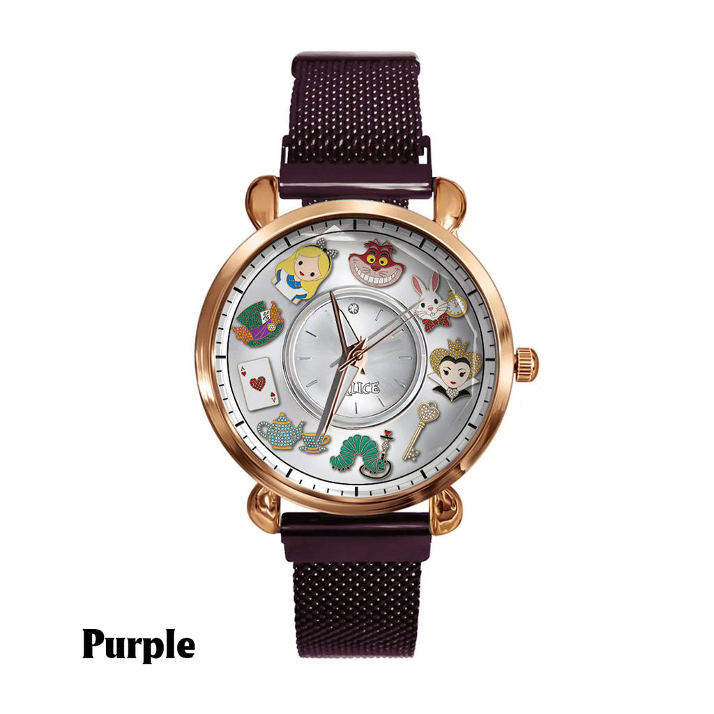 Personalized Disney Wonderland Women's Hand Watch Gift Women Hand Watch GradoCreations