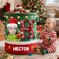 Personalized Merry Grinchmas Storage Basket for Kids | Christmas Gift Laundry Basket GradoCreations