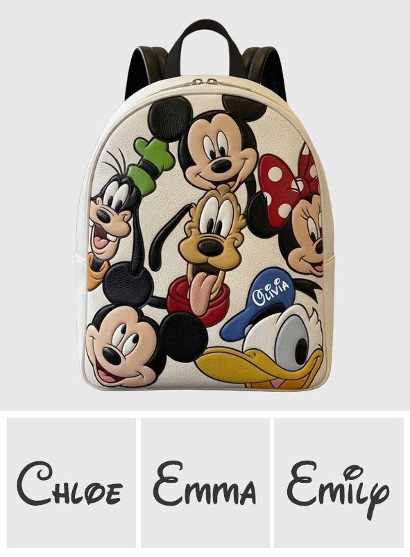Personalized 3D Disney Mouse Backpack Custom Name Gift for Kids Backpack GradoCreations