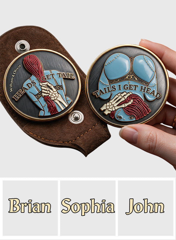 Personalized Gothic Romance Pocket Coin Keychain for Couples Pocket Coin Keychain GradoCreations