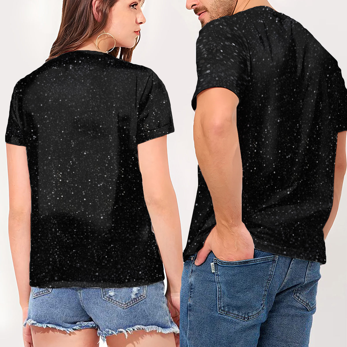 Custom Skull Nightmare Fully Printed V-Neck T-Shirt for All Sizes Fully Printed V-Neck T-Shirt GradoCreations