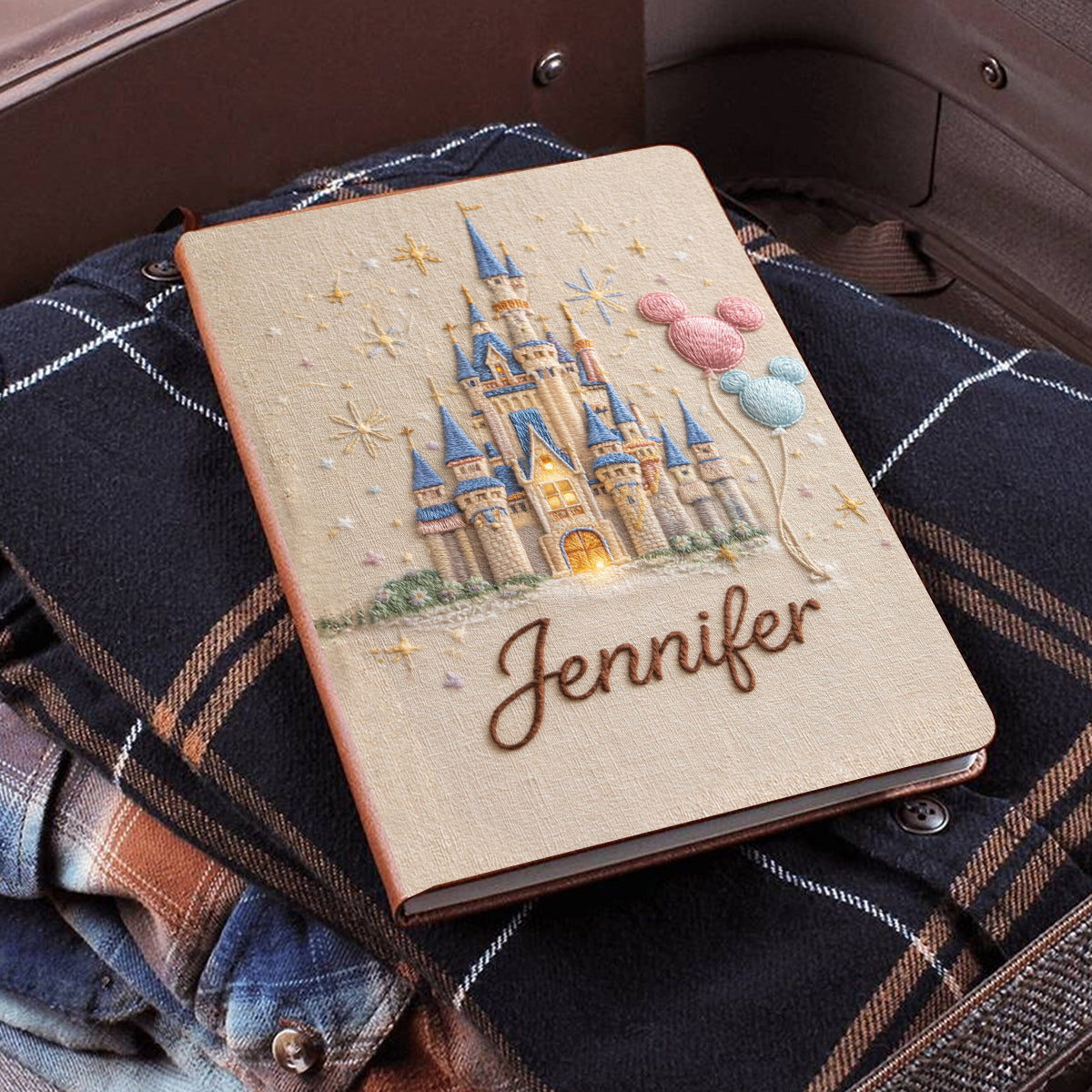 Personalized Leather Journal Custom Name Gift for Her Leather Journal GradoCreations