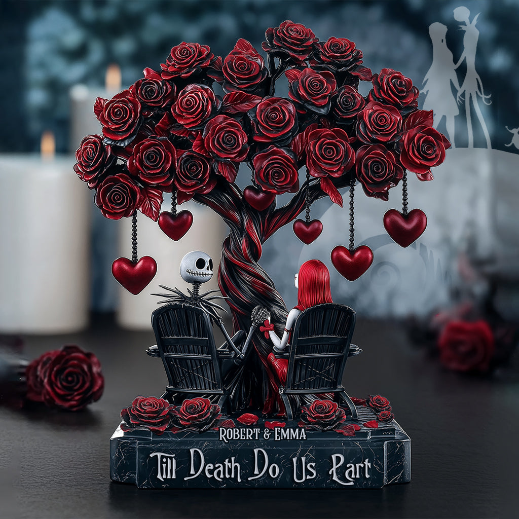 Personalized Till Death Do Us Part Acrylic Plaque Gift Custom Shaped Acrylic Plaque GradoCreations