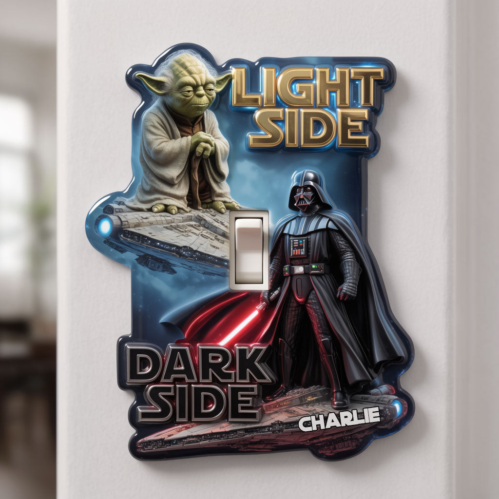 Personalized Star Wars Light Switch Cover Custom Name Gift Light Switch/ Outlet Cover GradoCreations