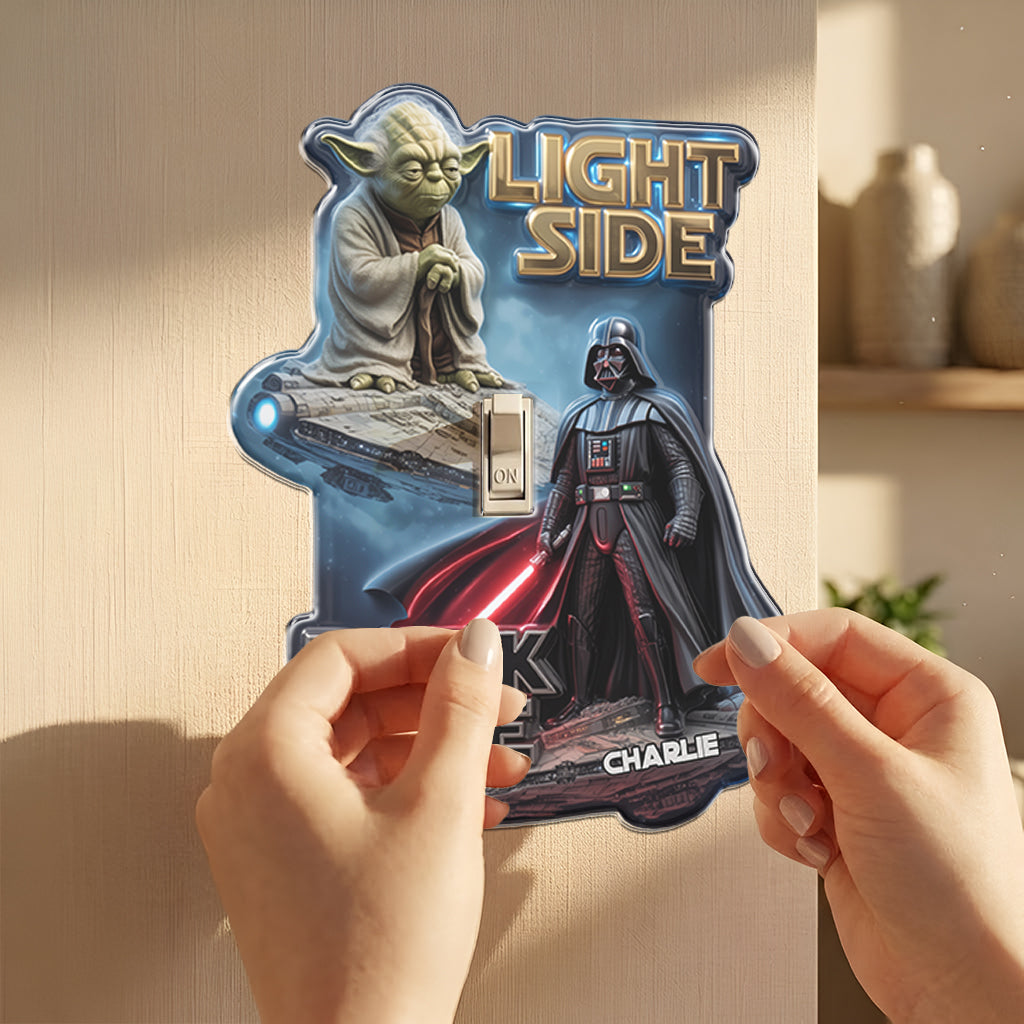 Personalized Star Wars Light Switch Cover Custom Name Gift Light Switch/ Outlet Cover GradoCreations