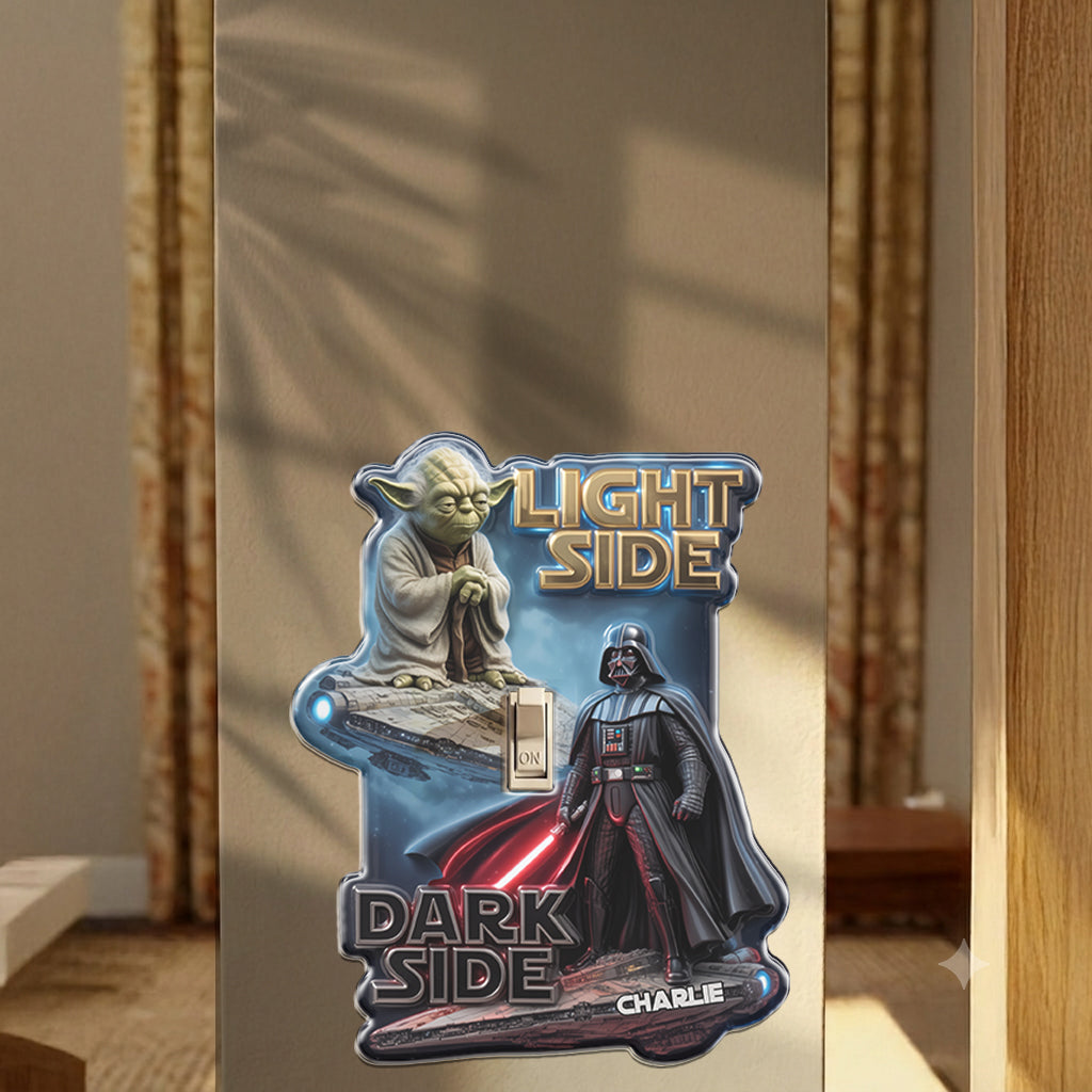 Personalized Star Wars Light Switch Cover Custom Name Gift Light Switch/ Outlet Cover GradoCreations