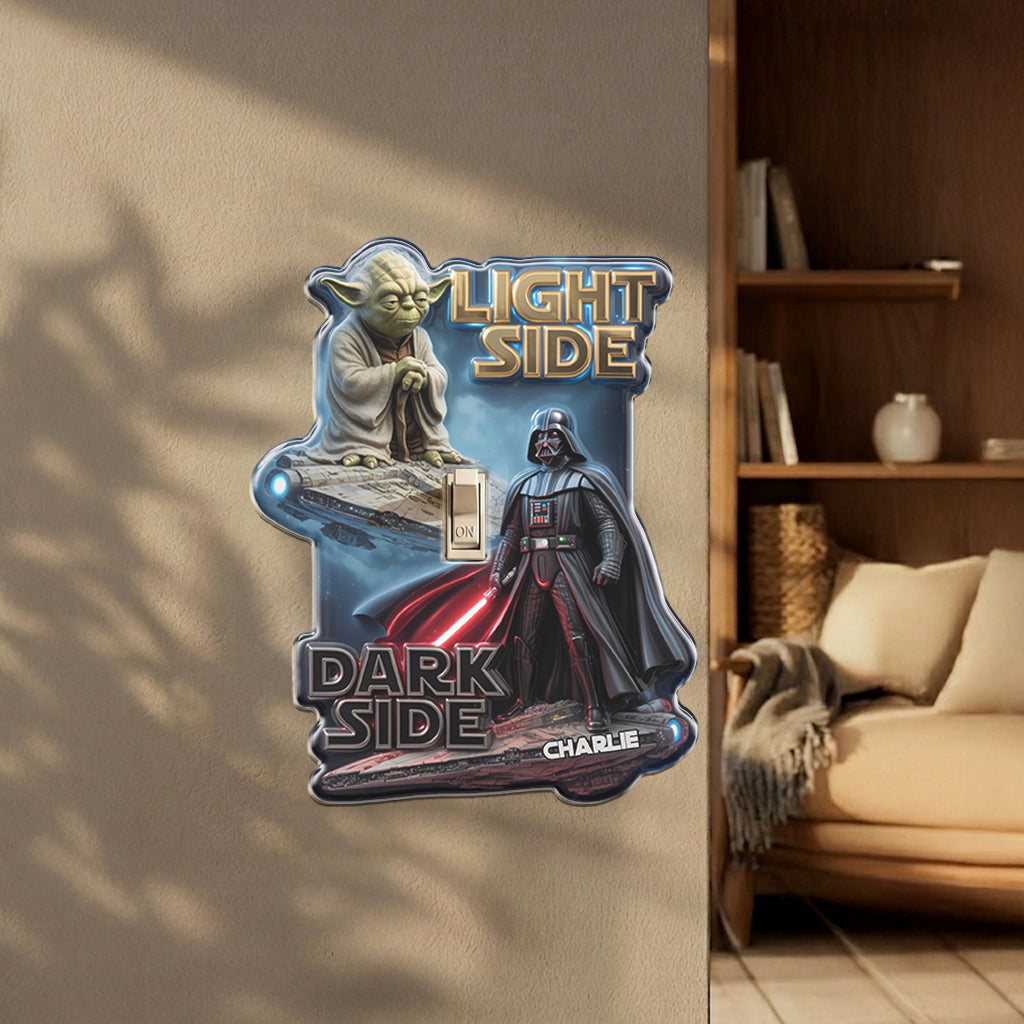 Personalized Star Wars Light Switch Cover Custom Name Gift Light Switch/ Outlet Cover GradoCreations