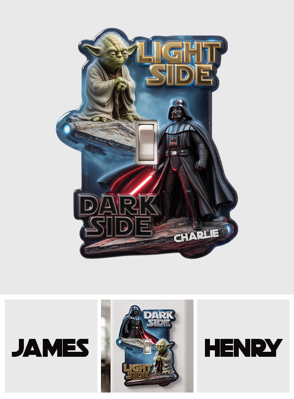 Personalized Star Wars Light Switch Cover Custom Name Gift Light Switch/ Outlet Cover GradoCreations