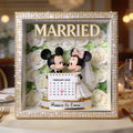 Personalized Acrylic Mouse Shaped Plaque for Anniversary Gift Custom Shaped Acrylic Plaque GradoCreations