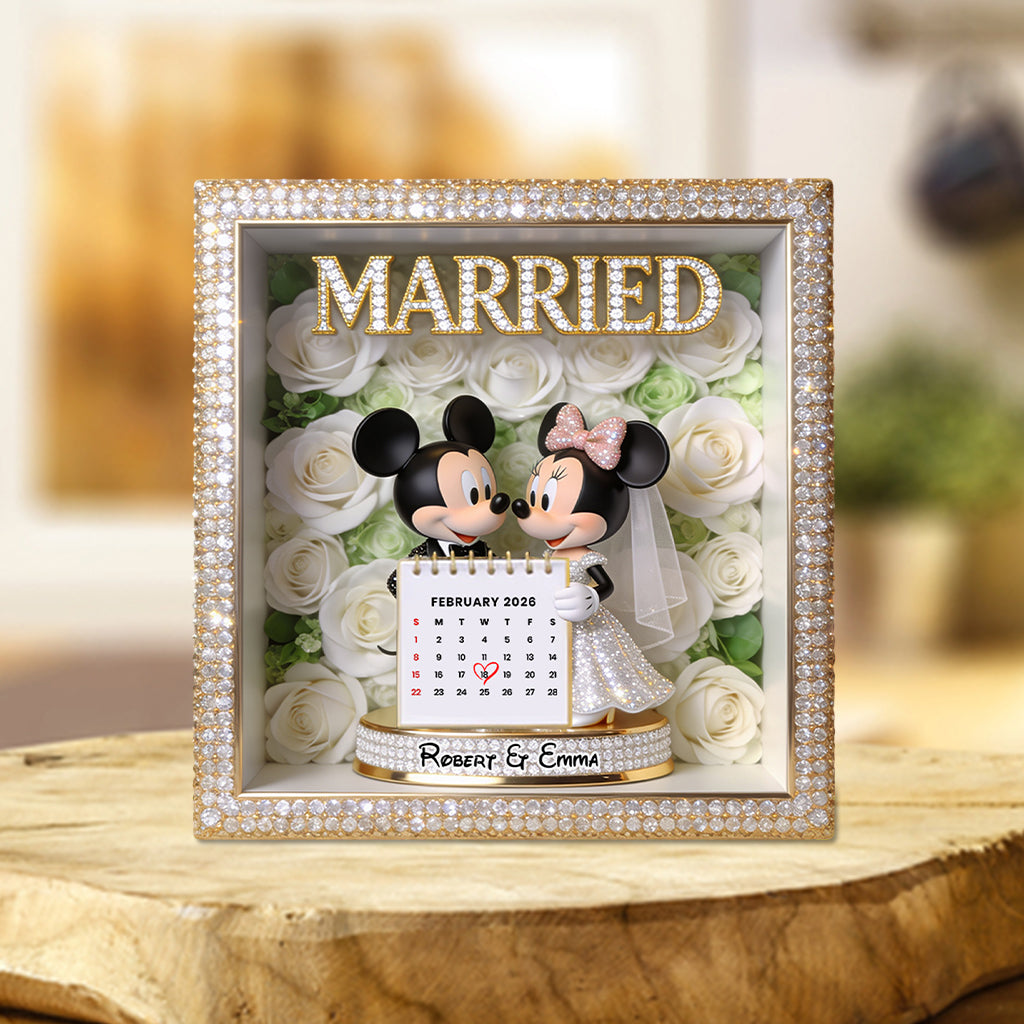 Personalized Acrylic Mouse Shaped Plaque for Anniversary Gift Custom Shaped Acrylic Plaque GradoCreations