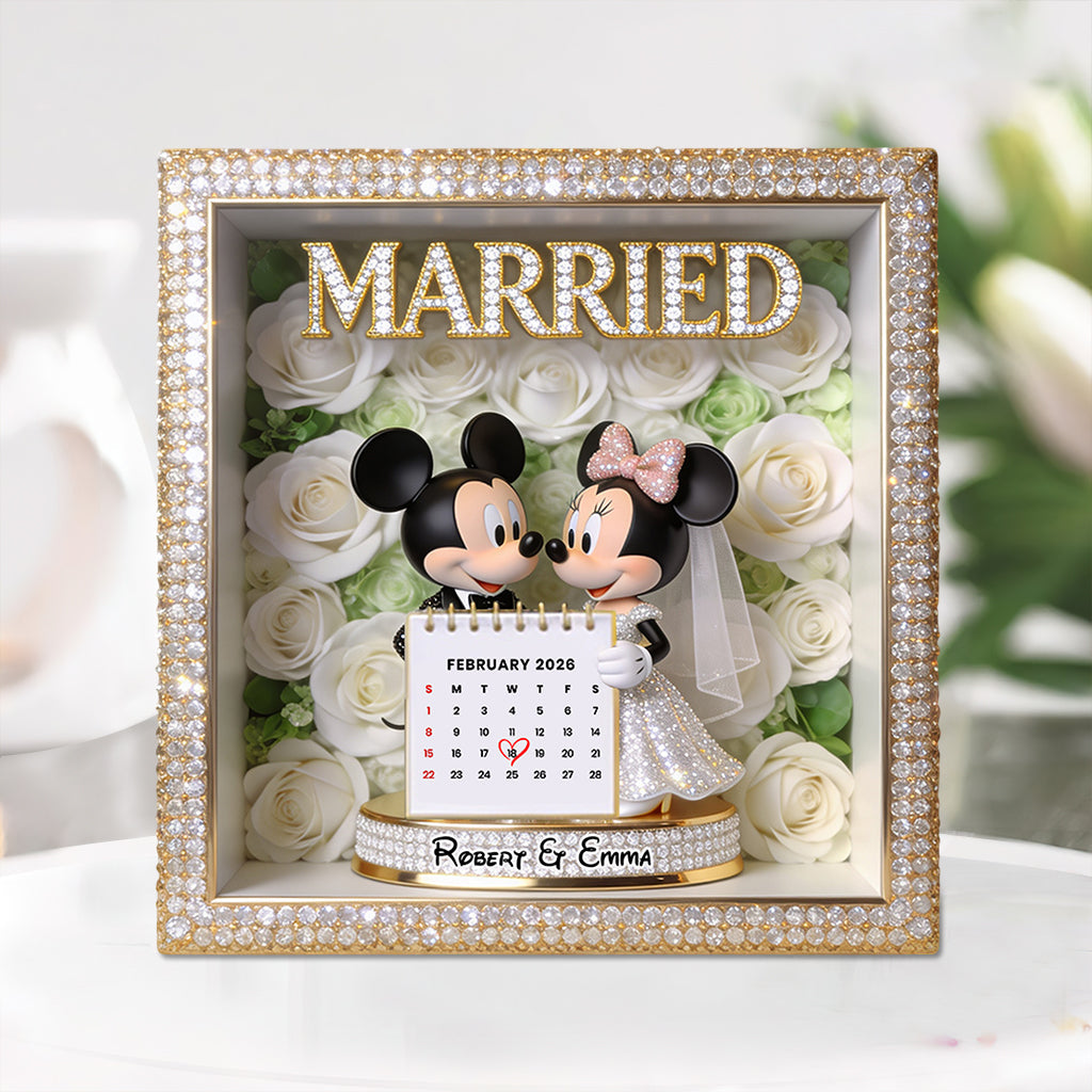 Personalized Acrylic Mouse Shaped Plaque for Anniversary Gift Custom Shaped Acrylic Plaque GradoCreations