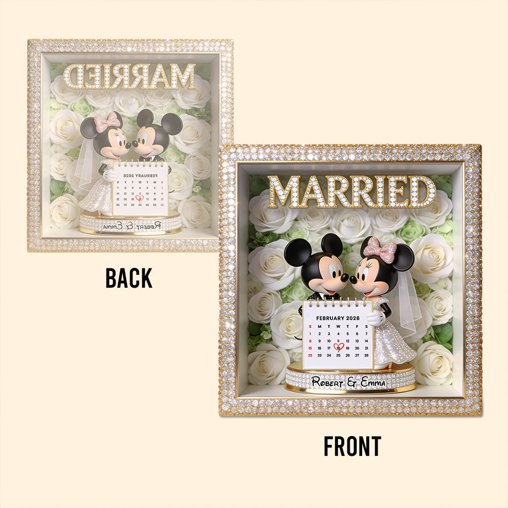 Personalized Acrylic Mouse Shaped Plaque for Anniversary Gift Custom Shaped Acrylic Plaque GradoCreations