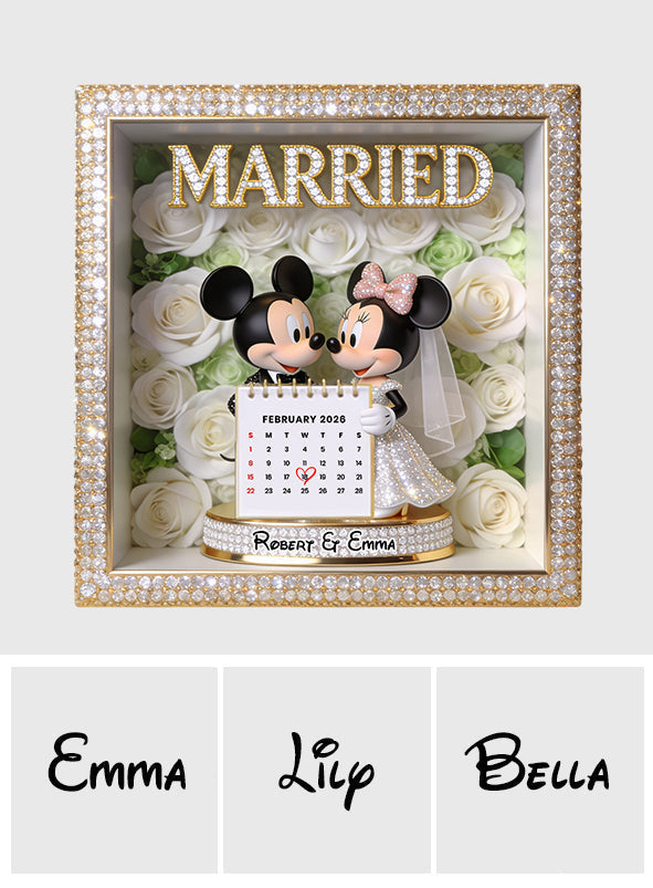 Personalized Acrylic Mouse Shaped Plaque for Anniversary Gift Custom Shaped Acrylic Plaque GradoCreations