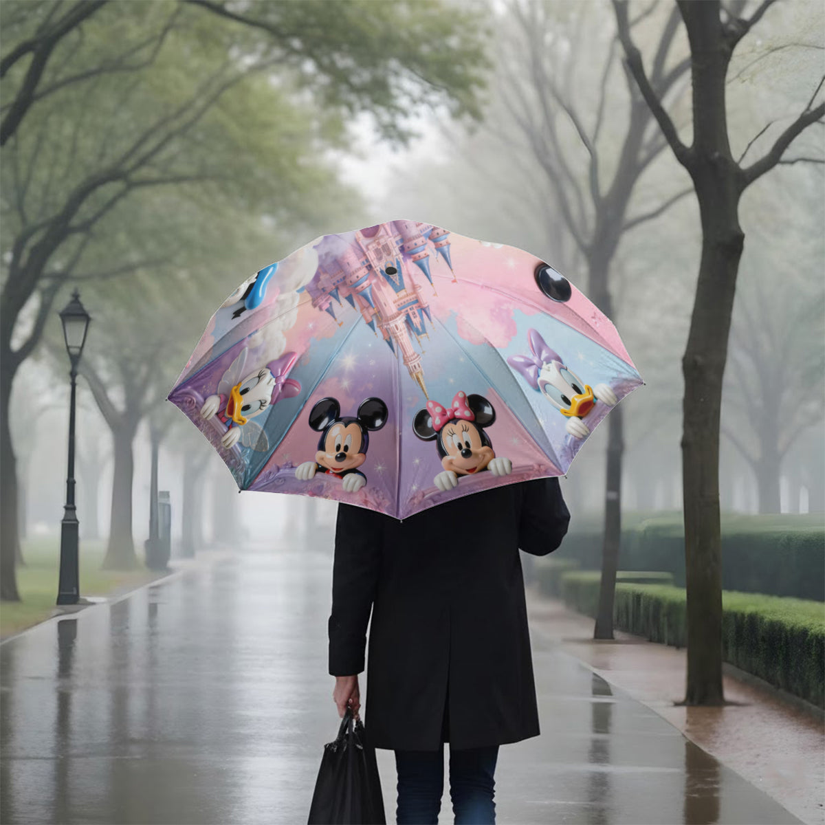 Personalized Kids Mouse Umbrella Custom Name Disney Gift Umbrella GradoCreations