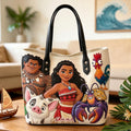 Personalized Cartoon Friends Tote Bag Custom Name for Kids Tote Bag GradoCreations