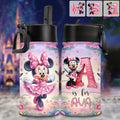 Personalized Kids Water Bottle with Magical Mouse Design Kids Water Bottle GradoCreations