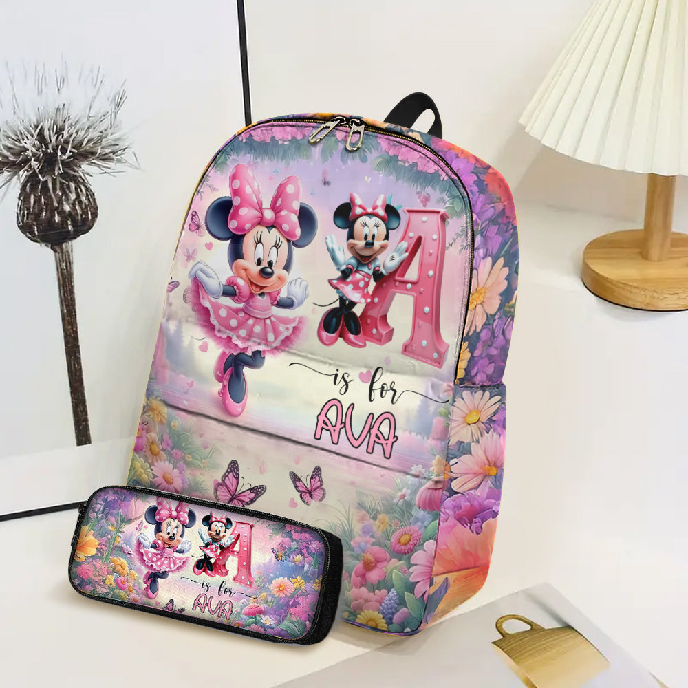 Personalized Mouse Backpack & Pencil Case Gift for Kids Backpack & Pencil Case GradoCreations
