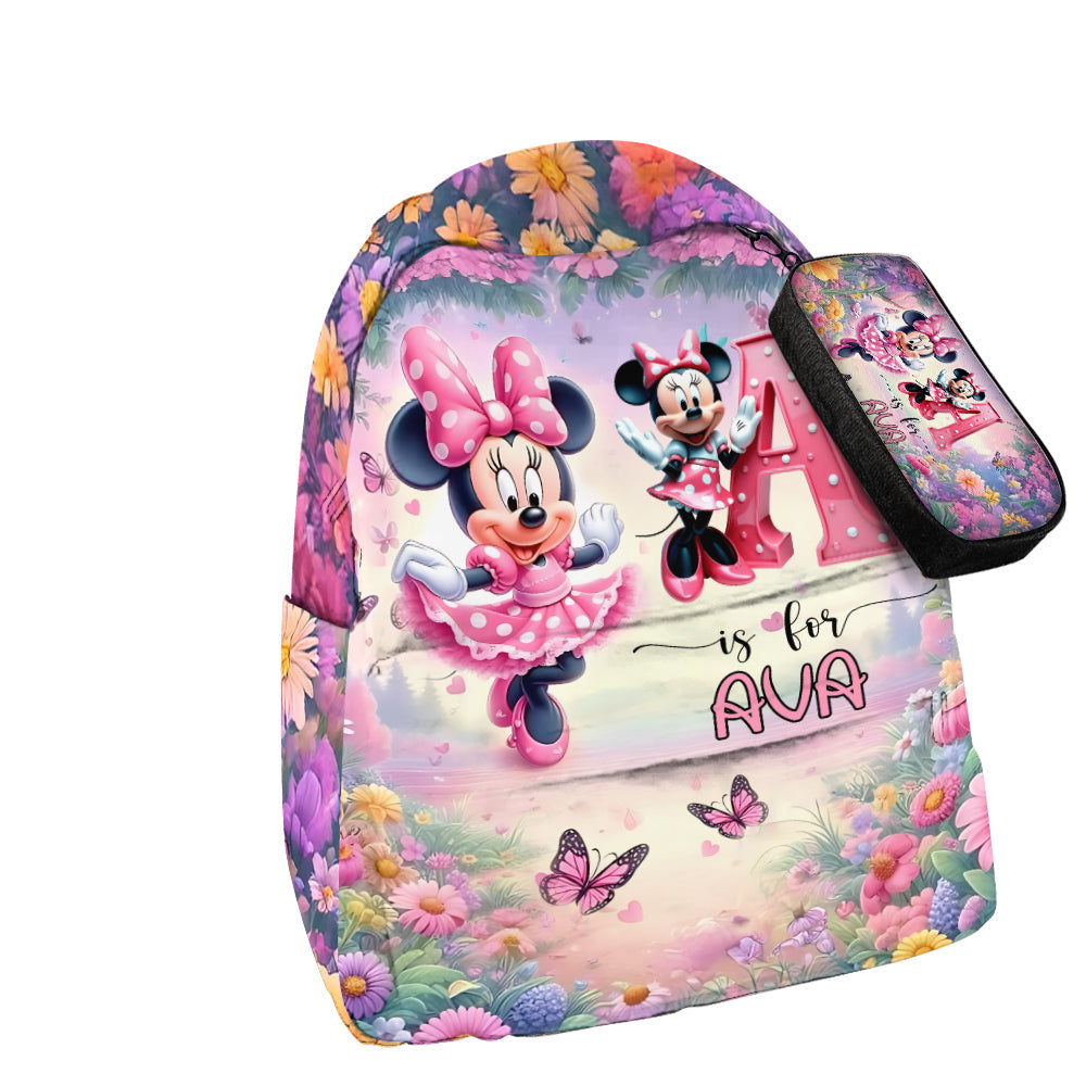 Personalized Mouse Backpack & Pencil Case Gift for Kids Backpack & Pencil Case GradoCreations